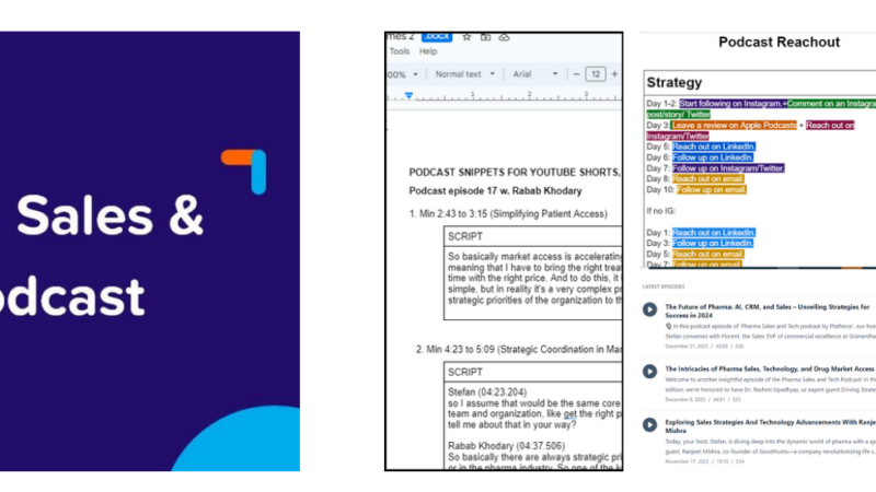 Pharma Sales & Tech Podcast
