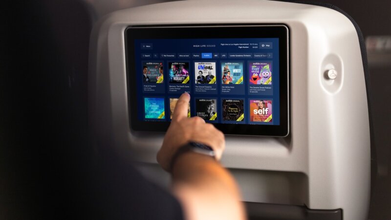 British Airways Partners with Audible for In-Flight Podcast Experience