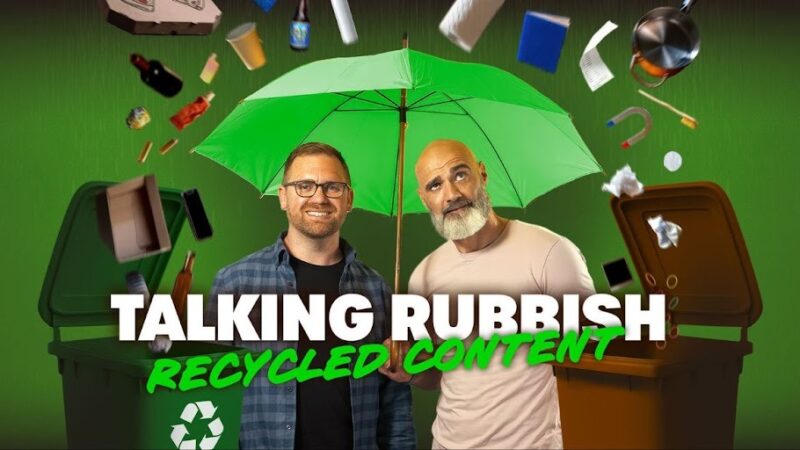 Talking Rubbish Launches Recycled Content Podcast for Global Recycling Day
