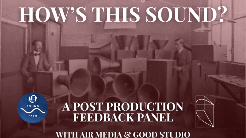 How’s This Sound? A Post Production Panel