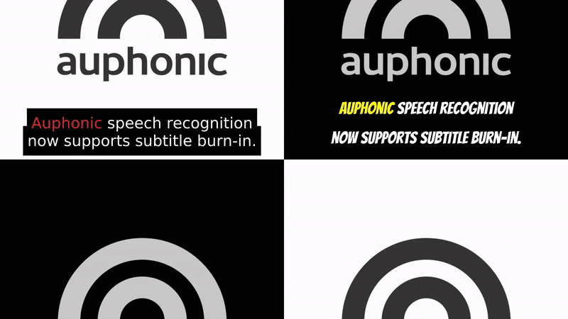Auphonic Adds Burned-In Subtitles Feature for Podcast Video Production