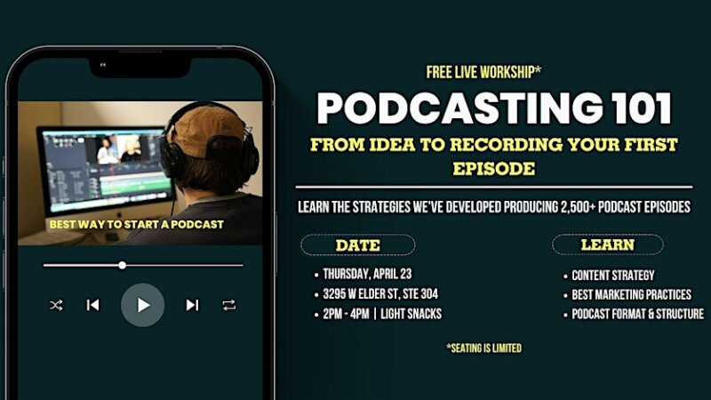 Podcast Workshop – From Idea To Recording Your First Episode