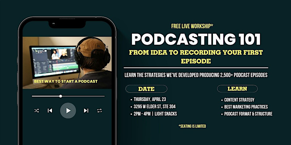 Podcast Workshop – From Idea To Recording Your First Episode