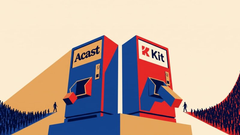 Acast, Kit Partner to Cross-Promote Podcasts and Newsletters With Creator Incentives