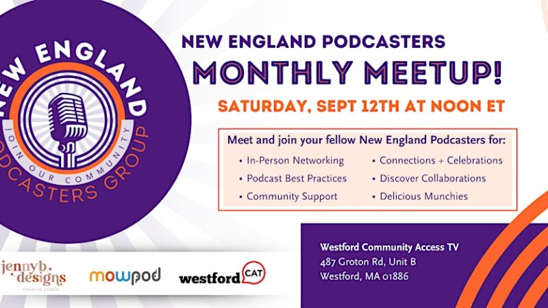 New England Podcasters Group — September Meetup