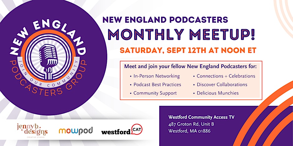 New England Podcasters Group — September Meetup